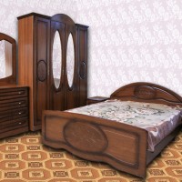 Спальный гарнитур «Жаклин» клен, орех, жемчуг
