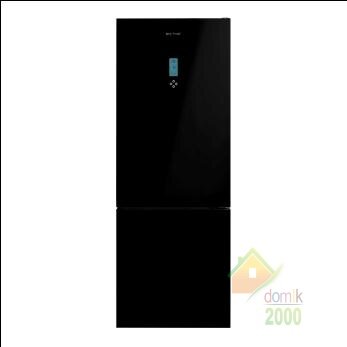 Холодильник двухкамерный Vestfrost VF 492 GLBLчерное стекло Объем: 510 л (255+155). Цвет: Белое стекло. Дисплей. 1 компрессор (R600a). Класс энергопотребления A+. Размеры (ВхШхГ), см: 192х70х71,2. No Frost.