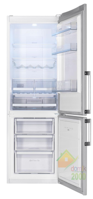 Холодильник двухдверный с нижним расположением морозильной камеры No Frost ELEC VF3663B мрамор бежевый Объем: 341 л (237+104). Цвет: Мраморный бежевый. Дисплей скрытый. 1 компрессор (R600a). Класс энергопотребления A+. Холодильное отделение: 3+1 полки (стекло), подставка для яиц, ящик для овощей, винная полка; Морозильное отделение: 3 ящика; лоток для хранения льда. Размеры (ВхШхГ), см: 186х60х65. No Frost.