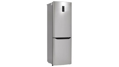 Холодильник LG GA-B409SAQL холодильник, 312л, 2-камерный, генератор льда, 59.5x64.3x190.7см, серебристый