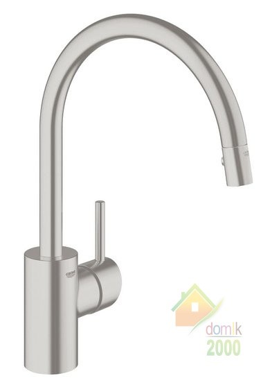 GROHE Concetto Смеситель однорычажный для мойки 1/2?, DN 15, дамасская сталь