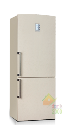Холодильник двухкамерный Vestfrost VF 492 EB мрамор беж Объем: 510 л (255+155). Цвет: Белый. Дисплей. 1 компрессор (R600a). Класс энергопотребления A+. Размеры (ВхШхГ), см: 192х70х71,2. No Frost.