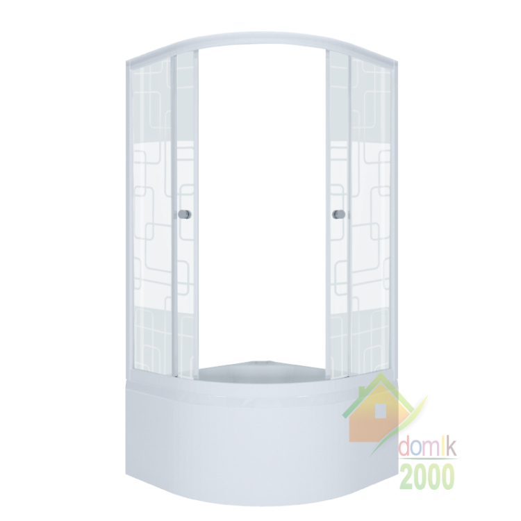 ДO Квадраты 90х90 Б 1000*1000*2280 мм