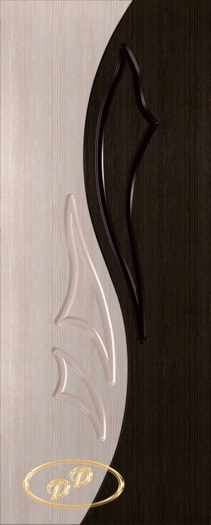 80 Элегия-Дуэт-2 белен./морен. дуб ДГ (шпон, бесцв. лак )