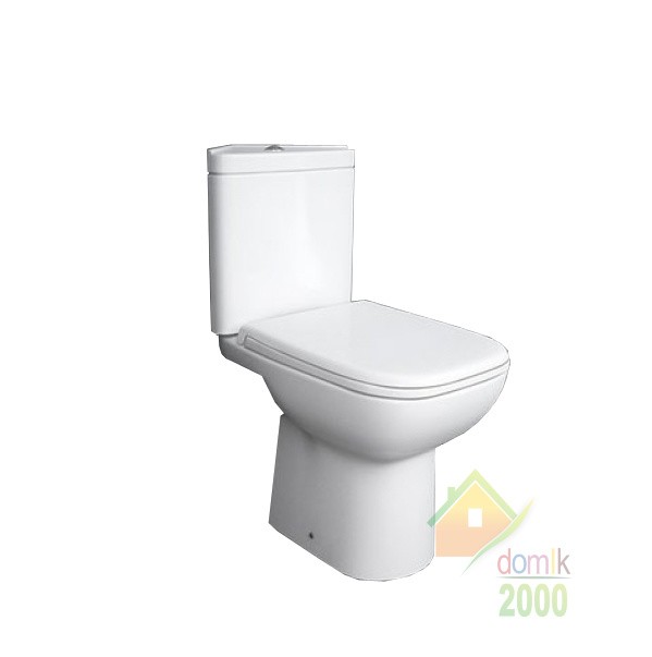 унитаз, бачок, крышка RAK Ceramics Evolution белый угловой