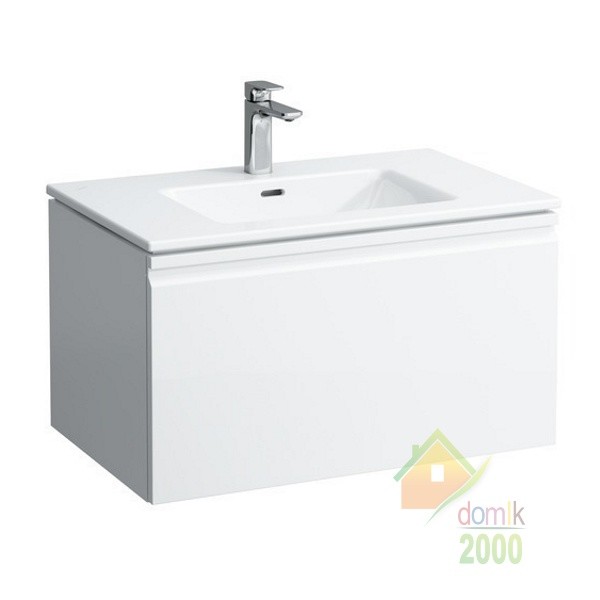 PRO S комплект тумба+умывальник 80*50см (8179650001041+4834710964641) (цвет белый глянец)