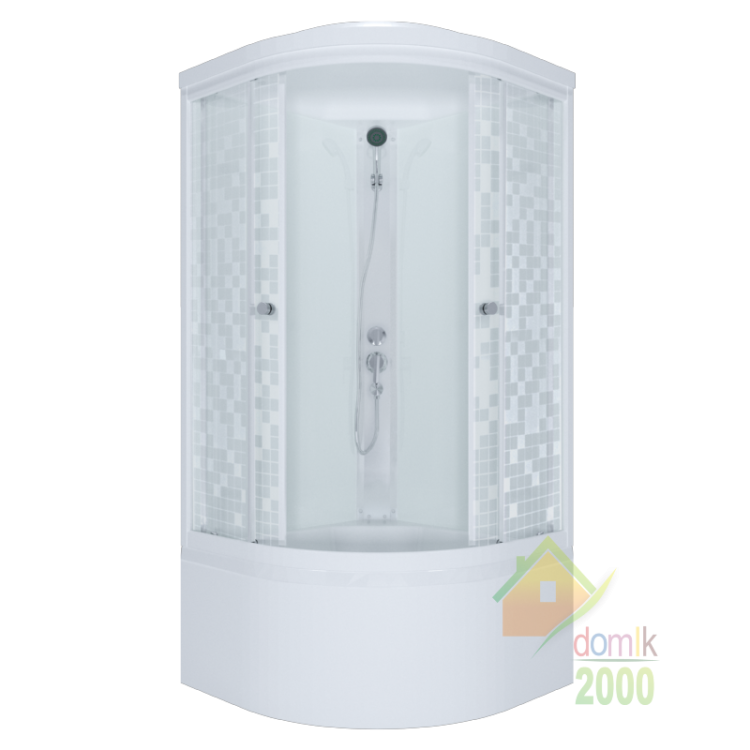 ДК Мозаика 90х90 Б (ДН3) 900*900*2180 мм