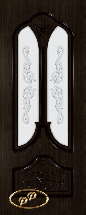 90 Афина (шпон МОРЕН. ДУБ, бесцв.лак, пазы чер., мат. с рис. 2-е матир.(полное)) ДО