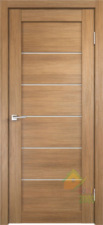 Дверное полотно VellDoris Linea 1 дуб золотой