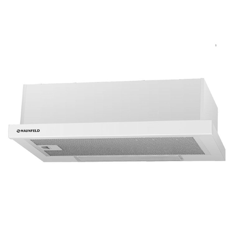 Вытяжка кухонная Maunfeld VS LIGHT 50 WHITE GLASS W  (Лампа накаливания)