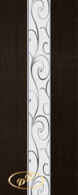 60 Натали (шпон МОРЕН. ДУБ, бесцв. лак, зеркало рис. 1 (крупный)) ДО