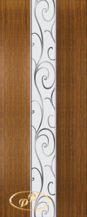 60 Натали орех крупн. ДО (шпон, бесцв. лак, зеркало рис. 1 (крупный) )