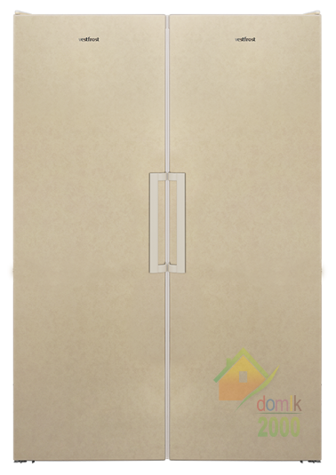 Side-by-Side Холодильник многодверный Vestfrost VF395-1F SBB мрамор бежевый
