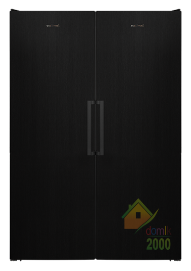 Side-by-Side Холодильник многодверный Vestfrost VF395-1F SB BH черный