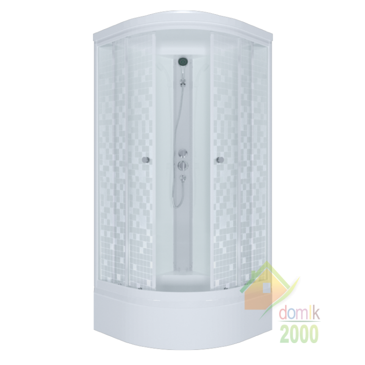 ДК Мозаика 90х90 В (ДН3) 900*900*2280 мм