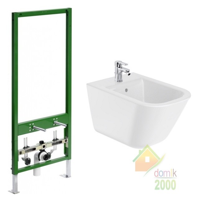 Комплект: GAP биде 35*54см, подвесное, со скрытыми креплениями, модуль Viega Eco Plus для биде (727901)