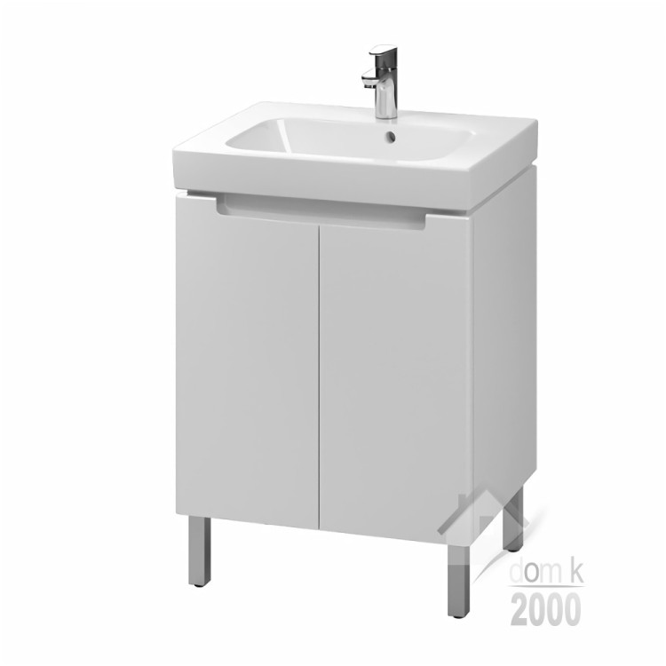 MODO комплект:шкафчик под умывальник 60 см+умывальник мебельный 60 см,белый (пол.)