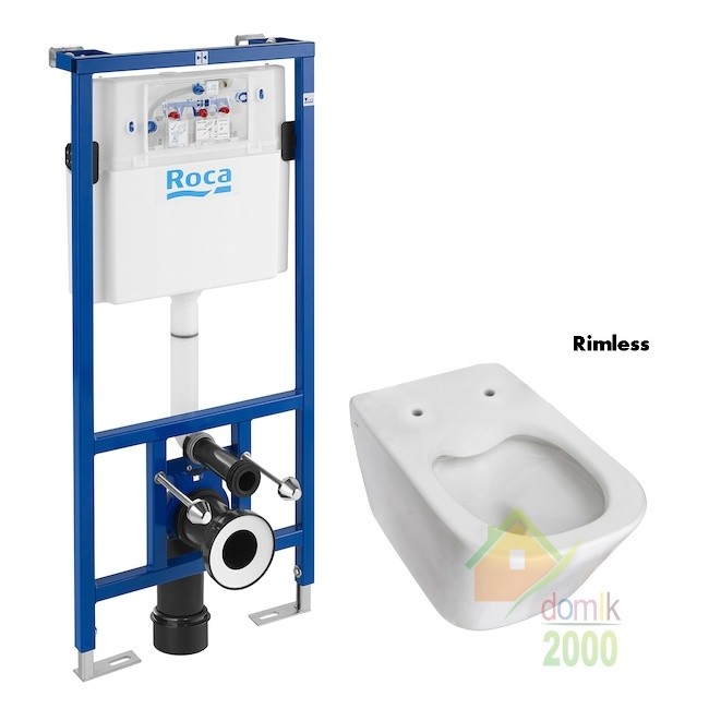 Комплект: GAP Rimless подвесной унитаз, инсталляция PRO