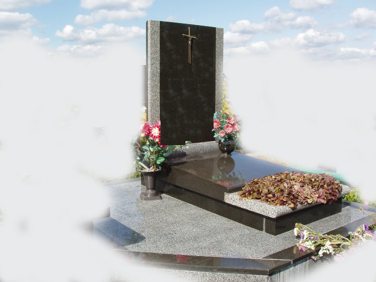 00046Гранитный памятник комплекс 00046