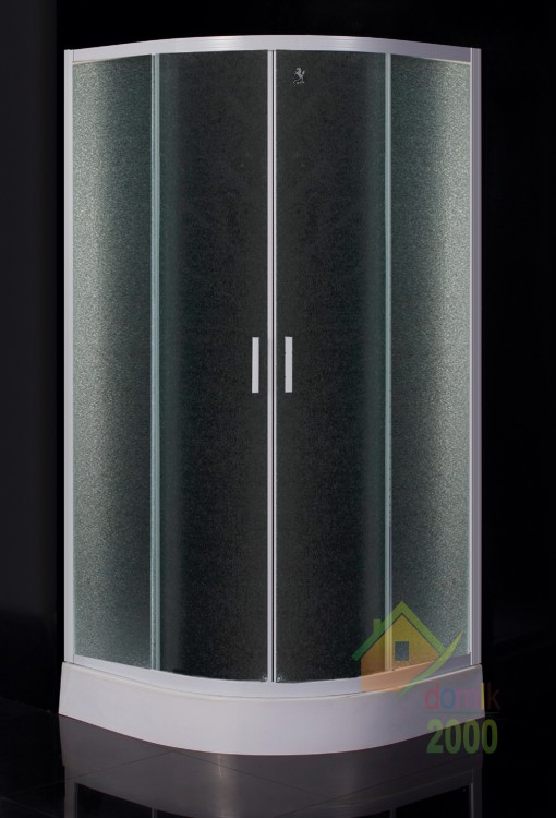 TISZA душевая кабина EGER TISZA90*90*200 см  профиль белый, стекло Zuzmara