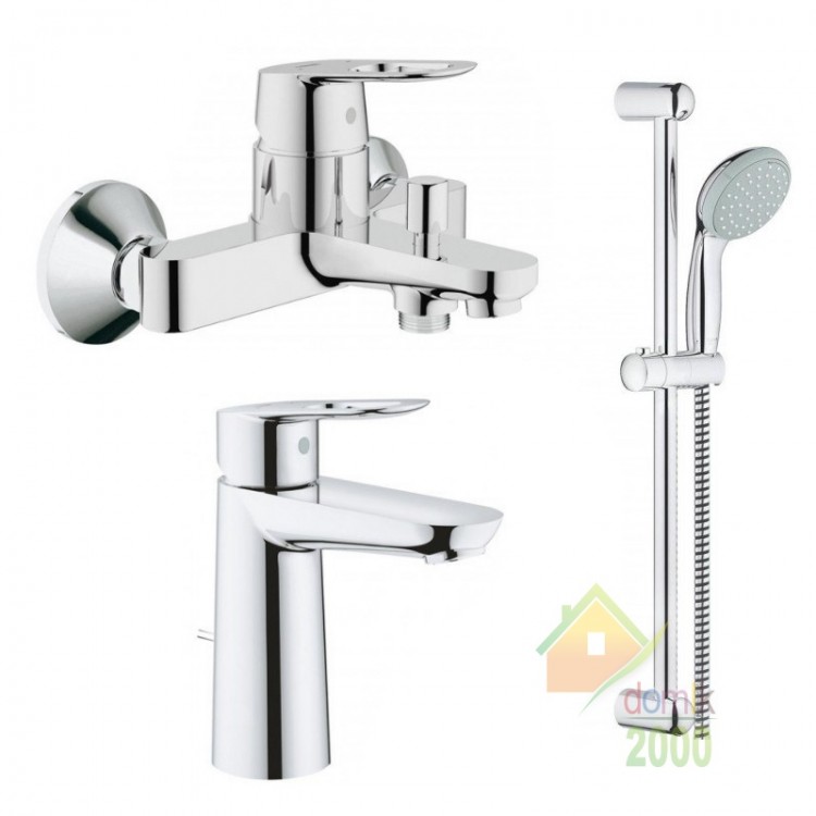 Bauloop набор смесителей для ванны 23762000+23603000+27598001