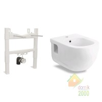 Комплект: ALTEA биде подвесное+ Инсталляция для биде VOLLE  420*505*80мм