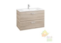 VICTORIA BASIC тумба с умывальником 80см, цвет береза