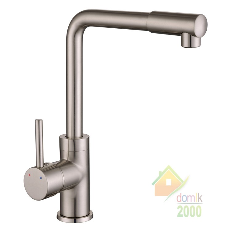 LOTTA смеситель для кухни, высокий нос, сатин, 35 мм