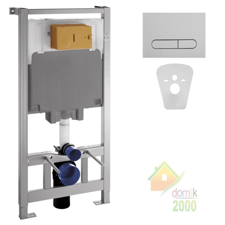 VOLLE MASTER комплект инсталляции 4в1, хромированная клавиша