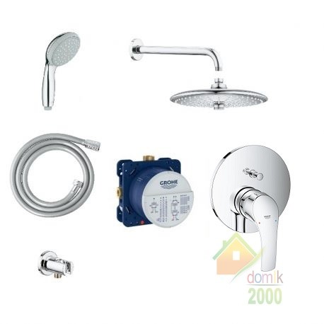 34614SC4SmartControl Набор душевой скрытого монтажа 35600000+24043002+26458000+26406001