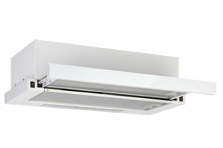 Вытяжка AMARI Slide 60 со стеклом white