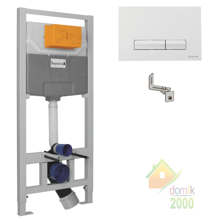 IMPRESE комплект инсталляции 3в1(клавиша PANI белая)
