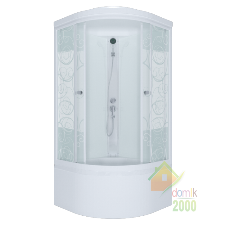 ДК Узоры 90х90 Б (ДН3) 900*900*2180 мм