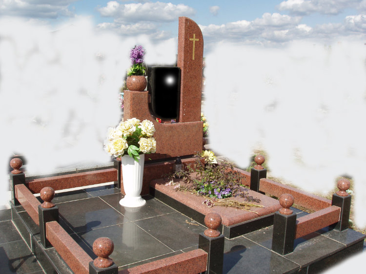 00050Гранитный памятник00050