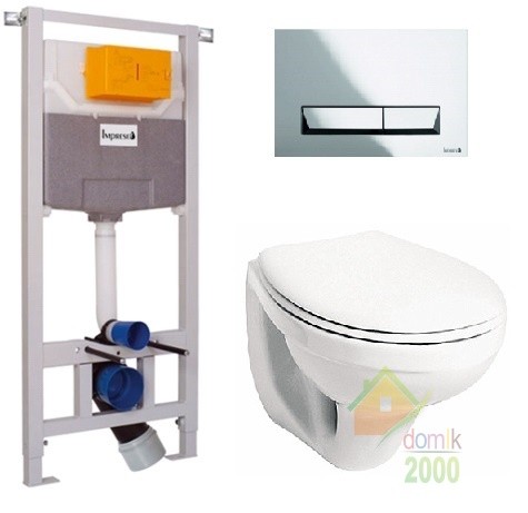 Комплект: Kolo IDOL унитаз подвесной с сидением п/п, комплект инсталляции Imprese 3в1