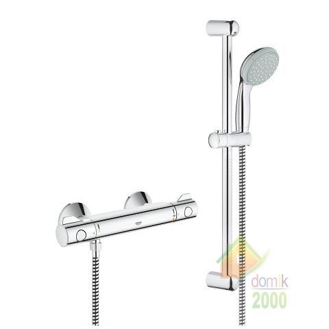 Grohtherm 800 Термостат с душевым набором 600, наружный монтаж, хром