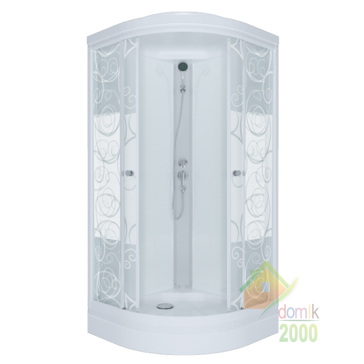 ДК Узоры 90х90 А (ДН3) 900*900*2150 мм