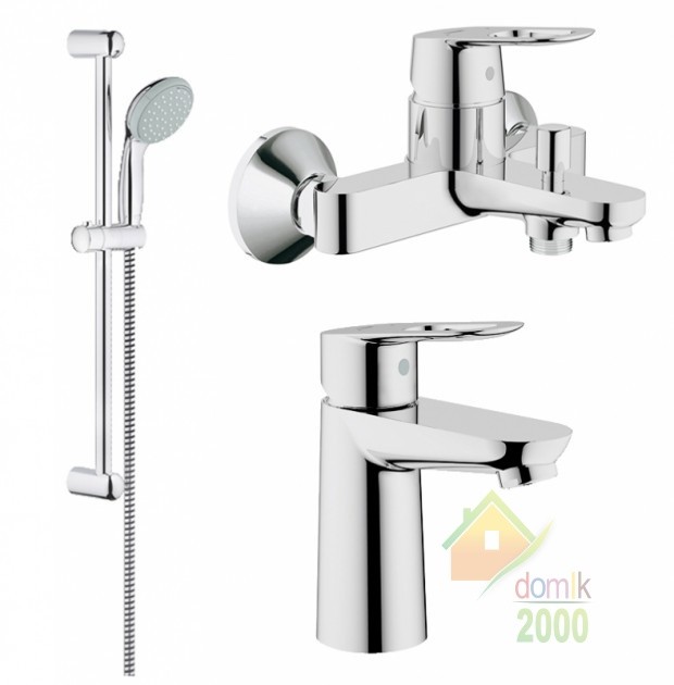 BauLoop Набор смесителей для ванны 23337000-32815000-23603000-27598001