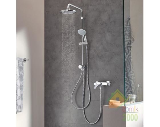 New Tempesta System 210 GROHE Душевая система Flex с переключателем для настенного монтажа