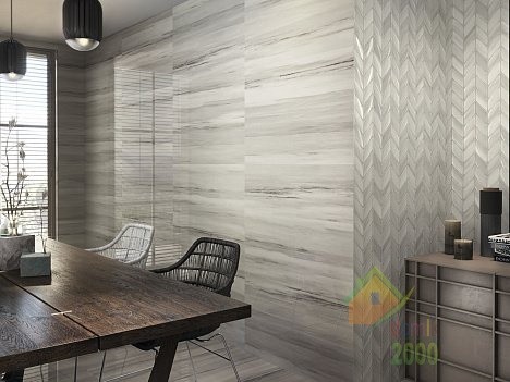 плитка  BALDOCER RIVERDALE ADEN WHITE RECTIFICADO