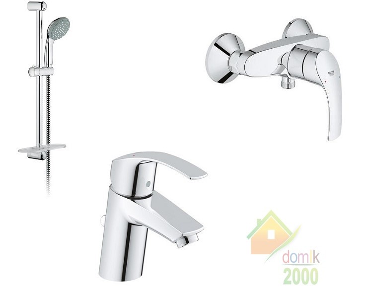 Eurosmart GROHE Набор смесителей для душа 33265002+33555002+27926000