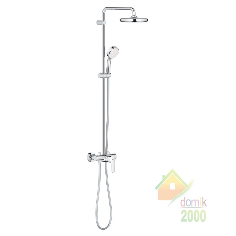 Tempesta Cosmopolitan System 210 Душевая система с однорычажным смесителем настенного монтажа