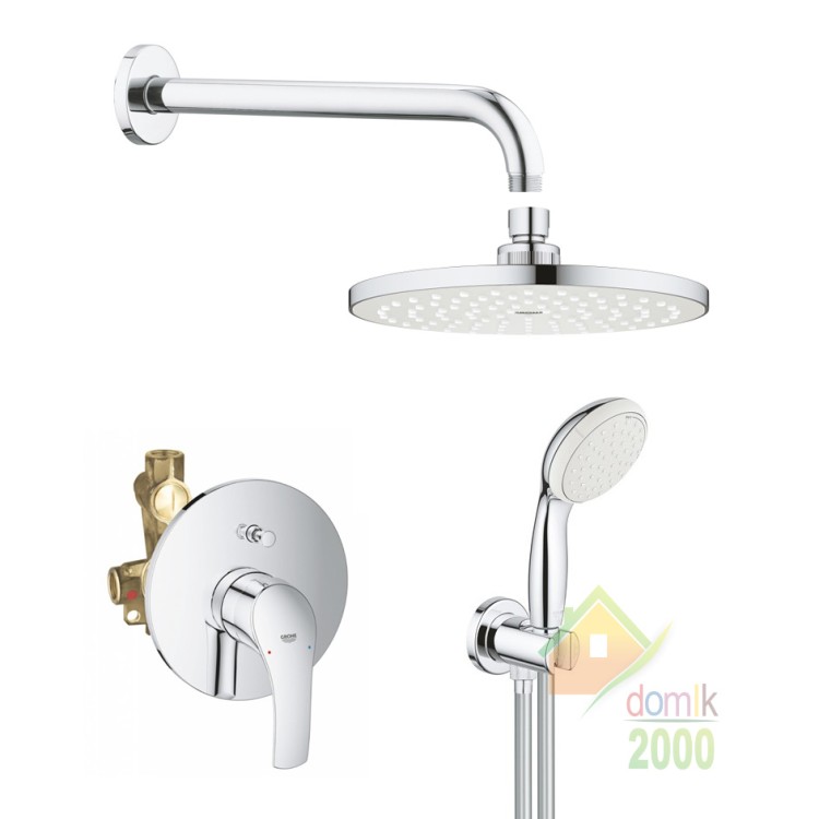 Eurosmart Дущевой набор скрытого монтажа 33305002,27541001,28576000,26406001