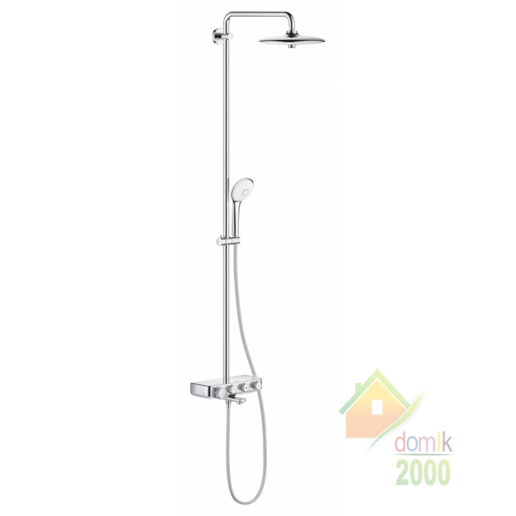 Euphoria SmartControl System 260 Mono Душевая система настенного монтажа с термостатом для ванны