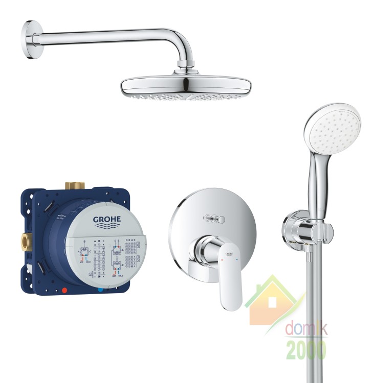 Eurosmart Cosmopolitan GROHE душевой комплект с системой Tempesta 210,25219001