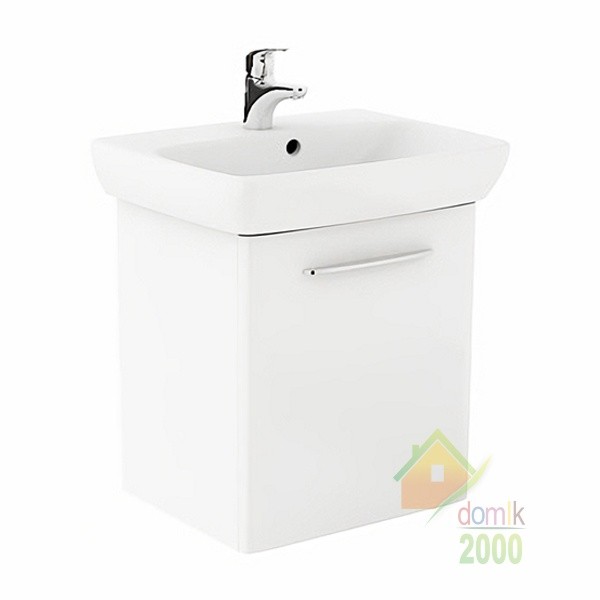 NOVA PRO комплект: умывальник 60cm прямоугольный + шкафчик для умывальника белый глянец