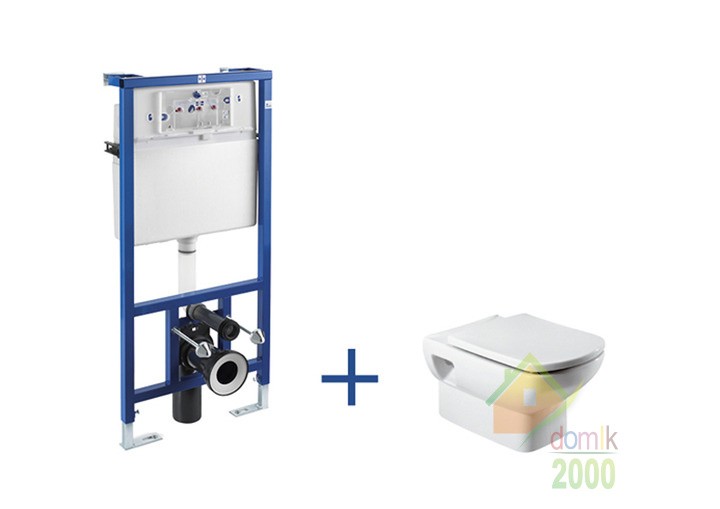 Комплект: DAMA SENSO унитаз подвесной, инсталляция PRO