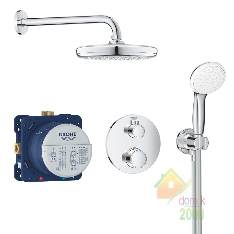 Grohtherm GROHE Набор для комплектации душа с Tempesta 210