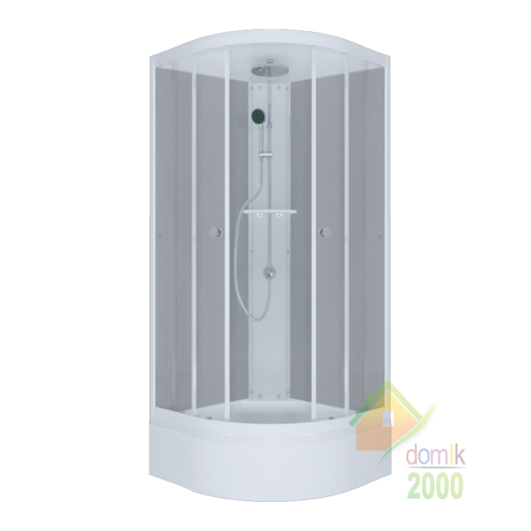 ДК Рио 3 (Стандарт-Графит) 900*900*2260 мм