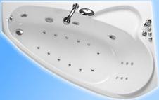 Triton Pearl-Shell 160x105 L Левая  (гидромассаж)